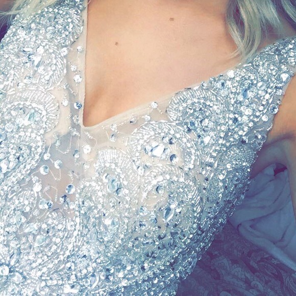 Jeweled Prom Dress - Picture 4 of 8